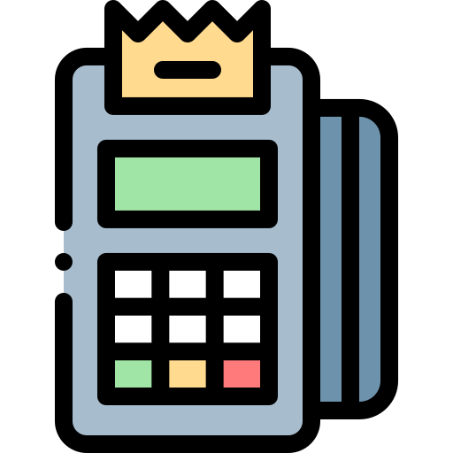 Credit card Detailed Rounded Lineal color icon