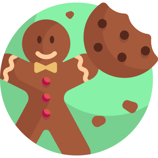 Gingerbread man free icon Gingerbread man free icon