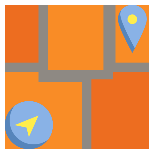 mapa icono gratis