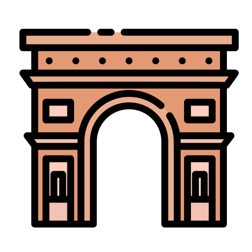 arco del triunfo icono gratis