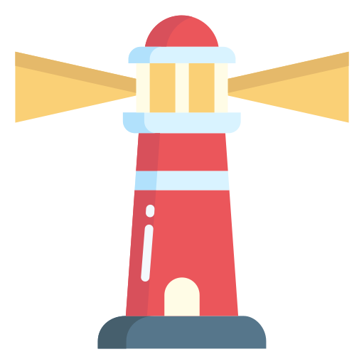 Lighthouse Icongeek26 Flat icon