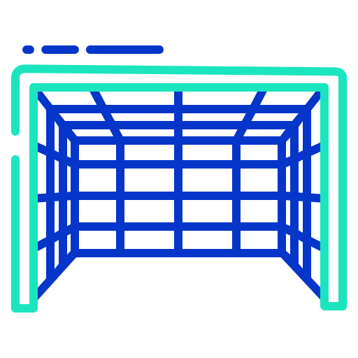 Soccer goal Icongeek26 Outline Colour icon