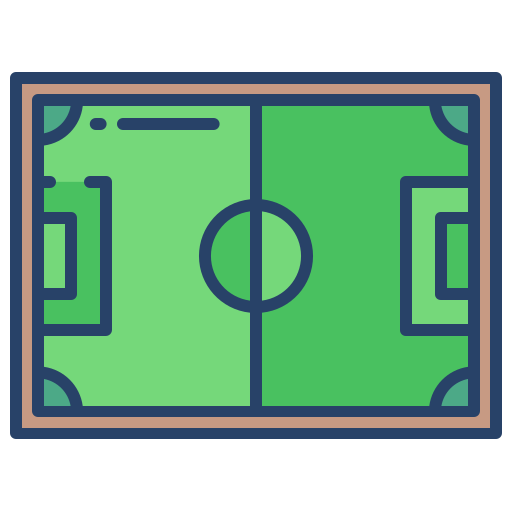 campo de fútbol icono gratis