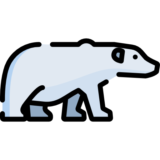 oso polar icono gratis