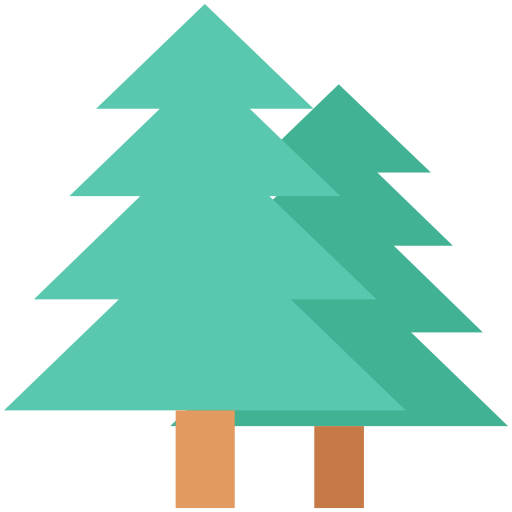 Tree Creative Stall Premium Flat icon