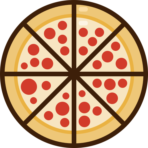 Pizza Generic Outline Color icon