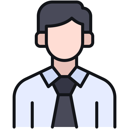 Business man Generic Outline Color icon