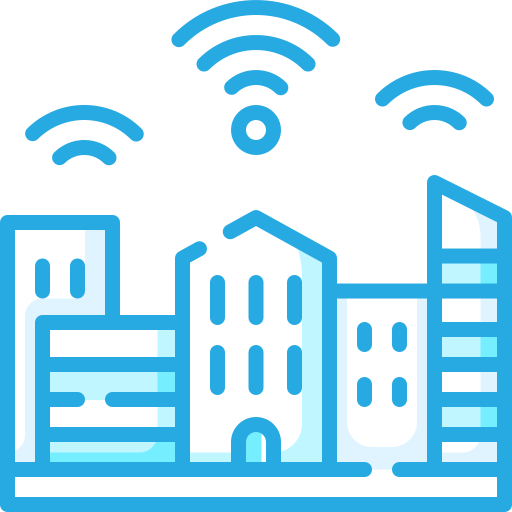 Smart city free icon