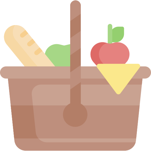 Food basket Special Flat icon