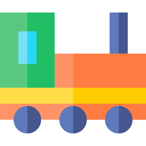 Train Basic Rounded Flat Icon