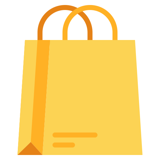 bolsa de compras grátis ícone