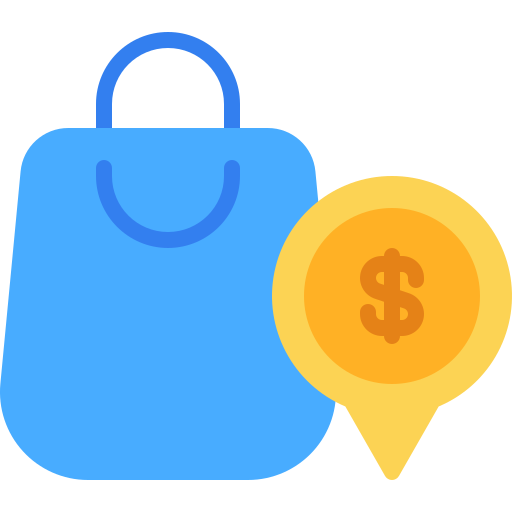 bolsa de compras grátis ícone bolsa de compras grátis ícone