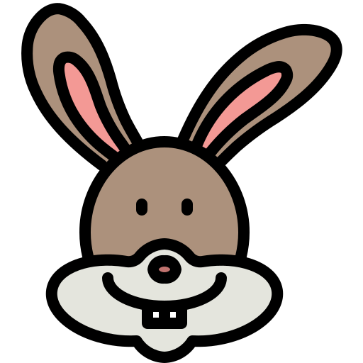 Rabbit Winnievizence Lineal color icon