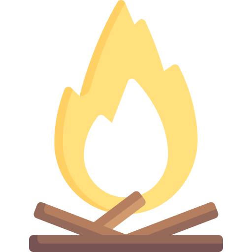 hoguera icono gratis