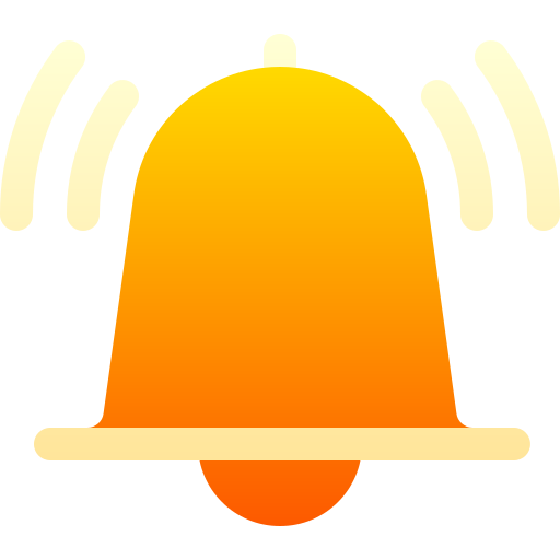 campana de notificación icono gratis