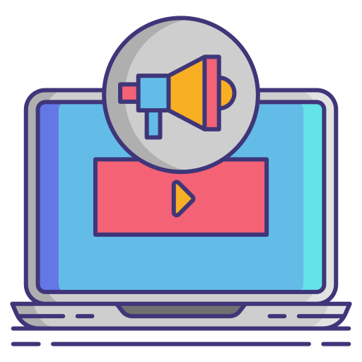 video marketing icono gratis