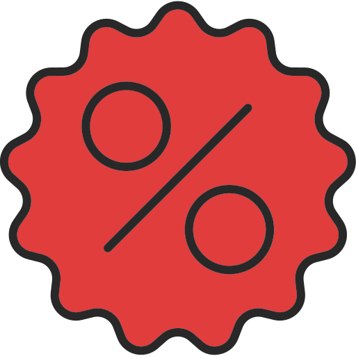 Discount Generic Outline Color Icon