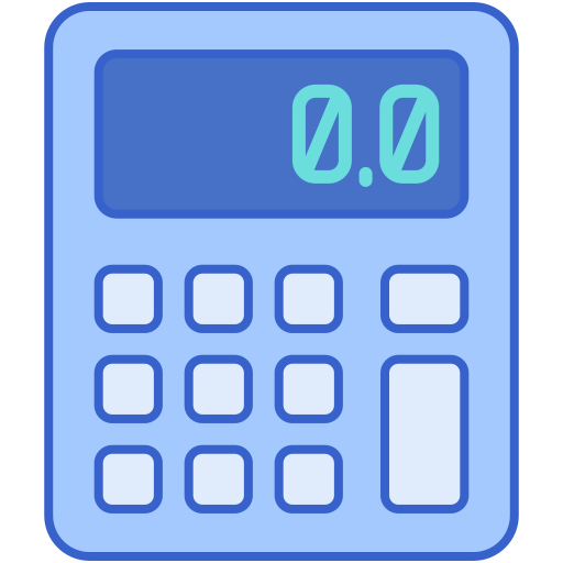 Calculator Flaticons Lineal Color icon