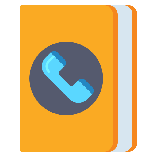 directorio telefónico icono gratis