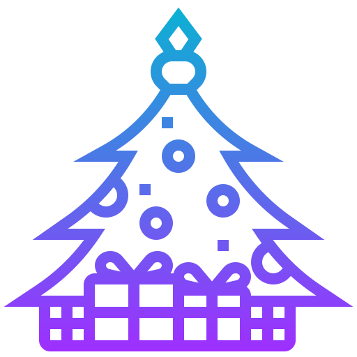 árbol de navidad icono gratis