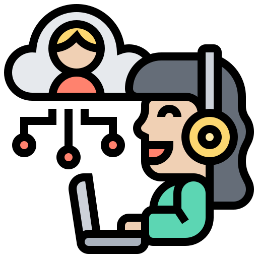 Обслуживание клиентов бесплатно иконка