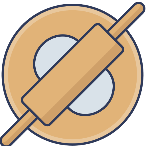Rolling pin free icon