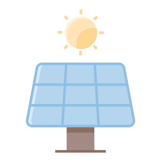 panel solar icono gratis