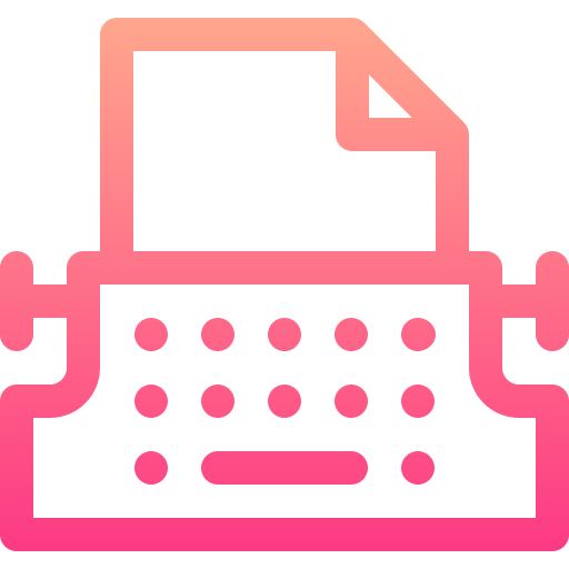 Typewriter free icon