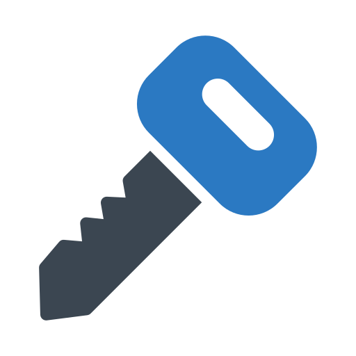 Key Generic Blue icon