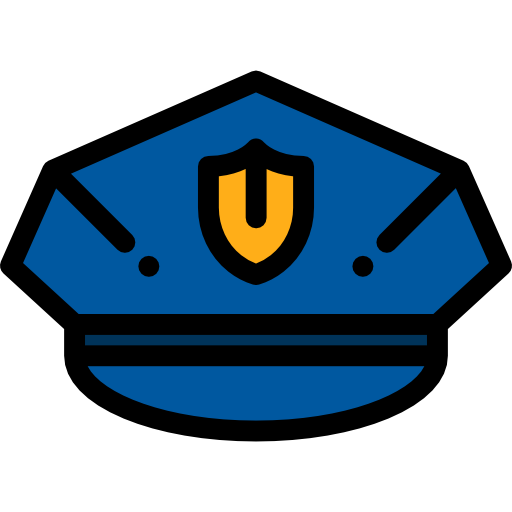 Gorra de policía - Iconos gratis de seguridad