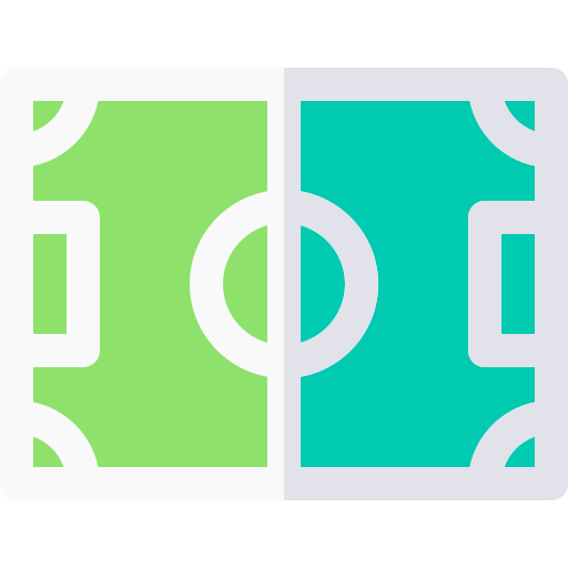 Football field Basic Rounded Flat icon