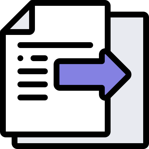 File Detailed Rounded Lineal color icon