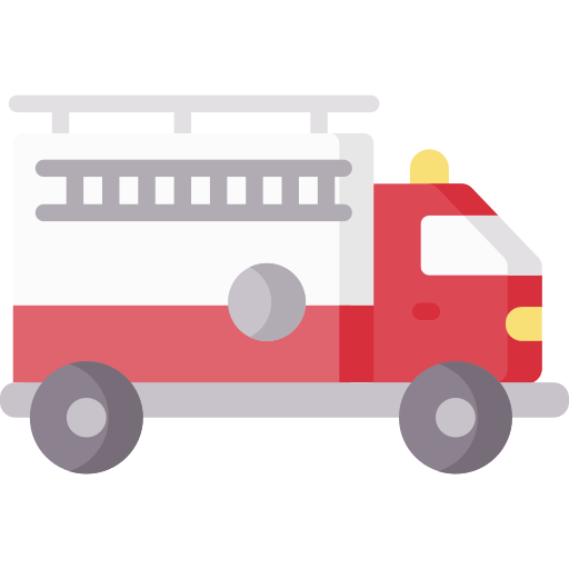 coche de bombero icono gratis