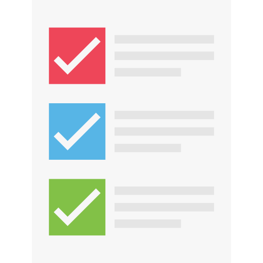 Task list - Free files and folders icons