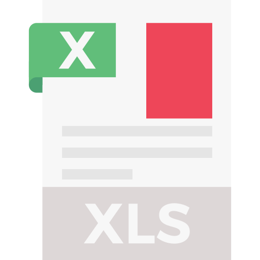 archivo xls icono gratis