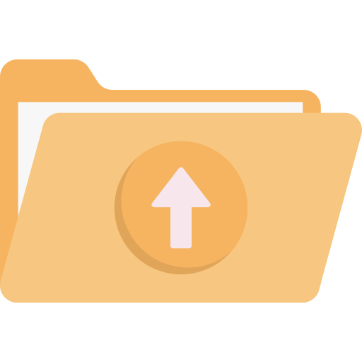 Upload file - free icon