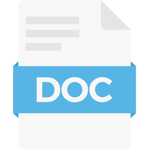 Doc file - Free interface icons