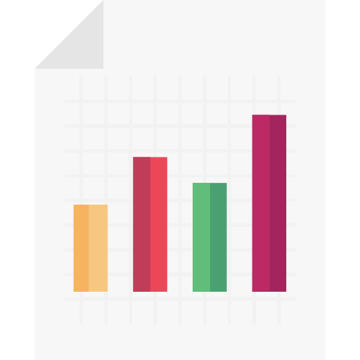 gráfico de barras icono gratis