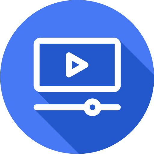 reproductor de video icono gratis