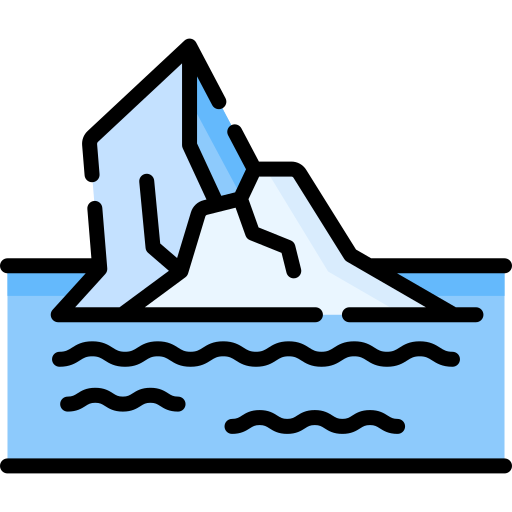 Iceberg Special Lineal color icon