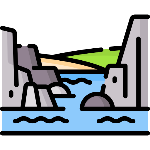 falaise Icône gratuit