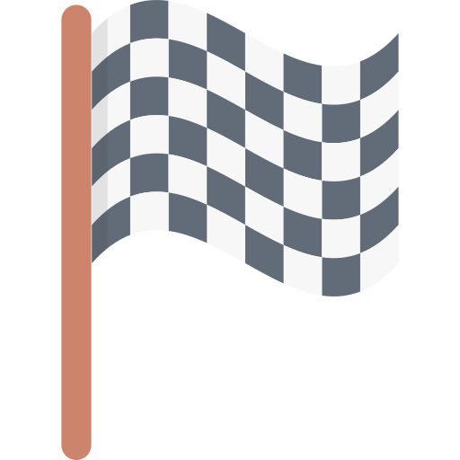 bandera de carrera icono gratis