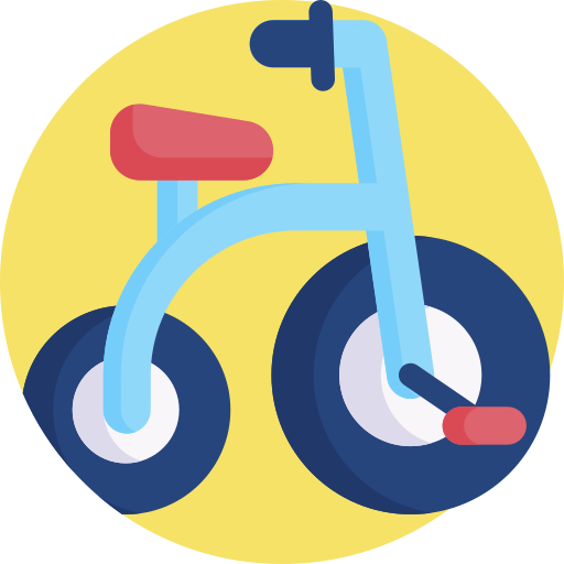 bicicleta de bebé icono gratis