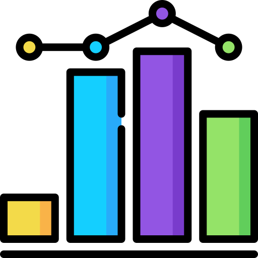 gráfico de barras icono gratis