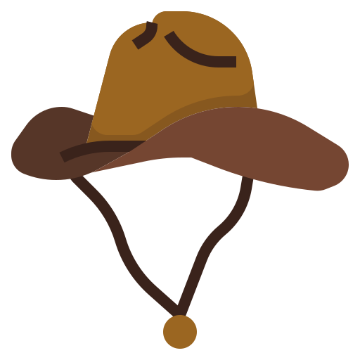 sombrero de vaquero icono gratis