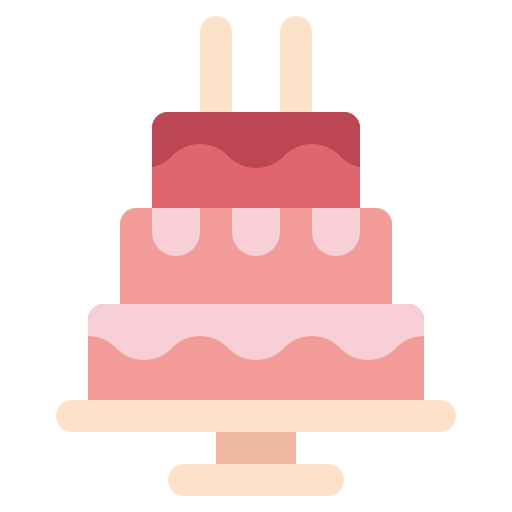 pastel de cumpleaños icono gratis