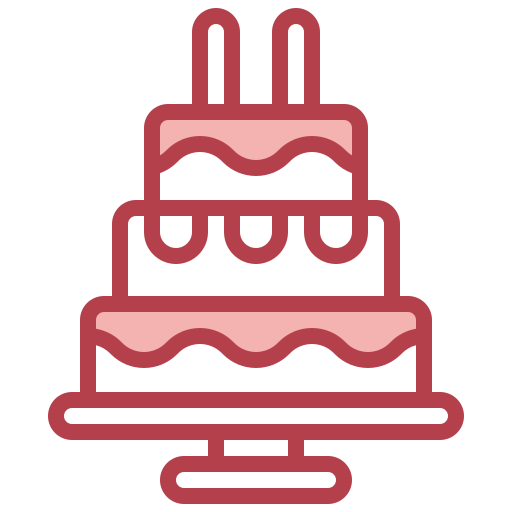 pastel de cumpleaños icono gratis