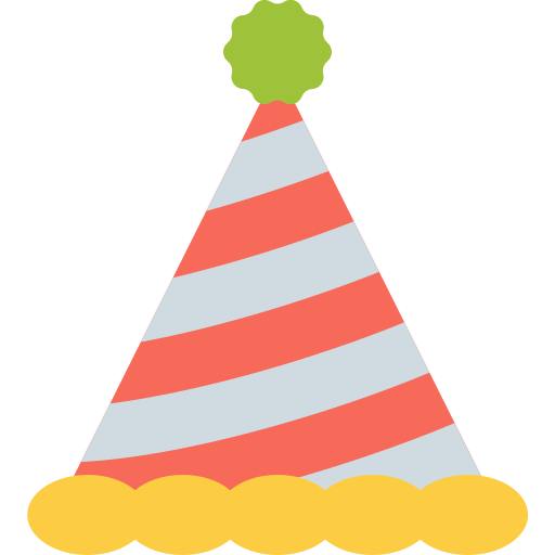 sombrero de fiesta icono gratis