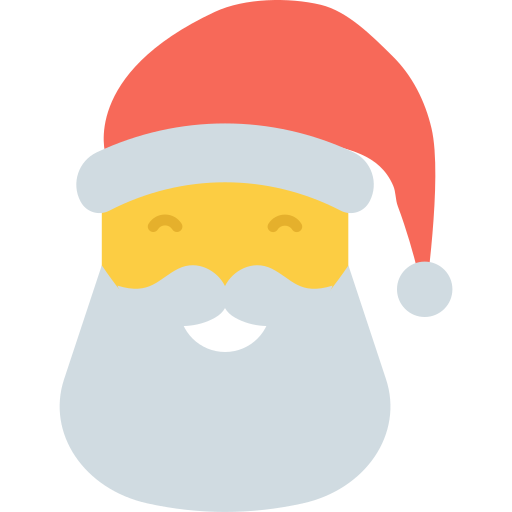 papá noel icono gratis