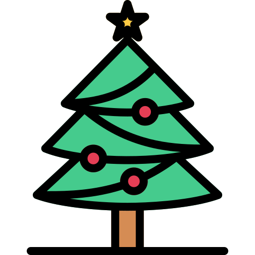 árbol de navidad icono gratis